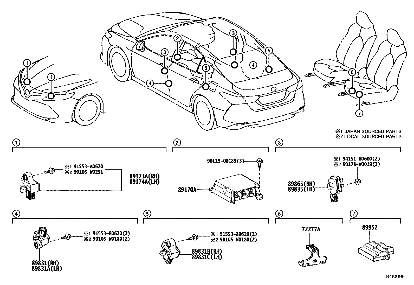Parts diagram