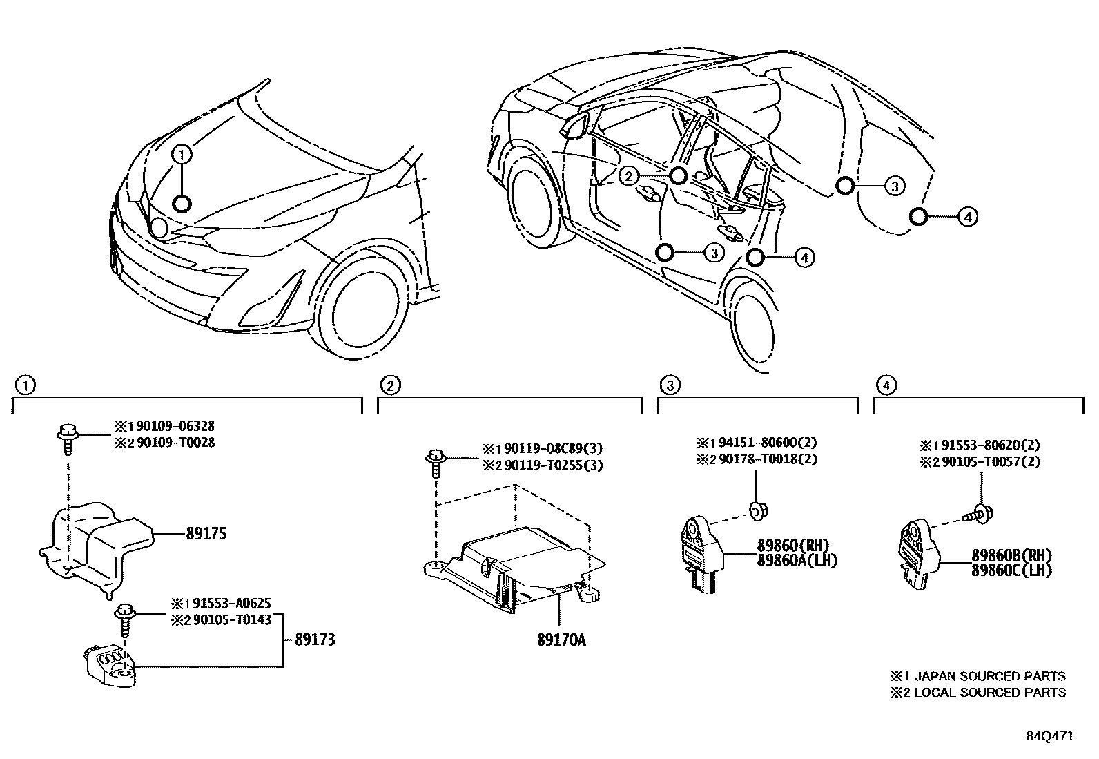 Parts diagram