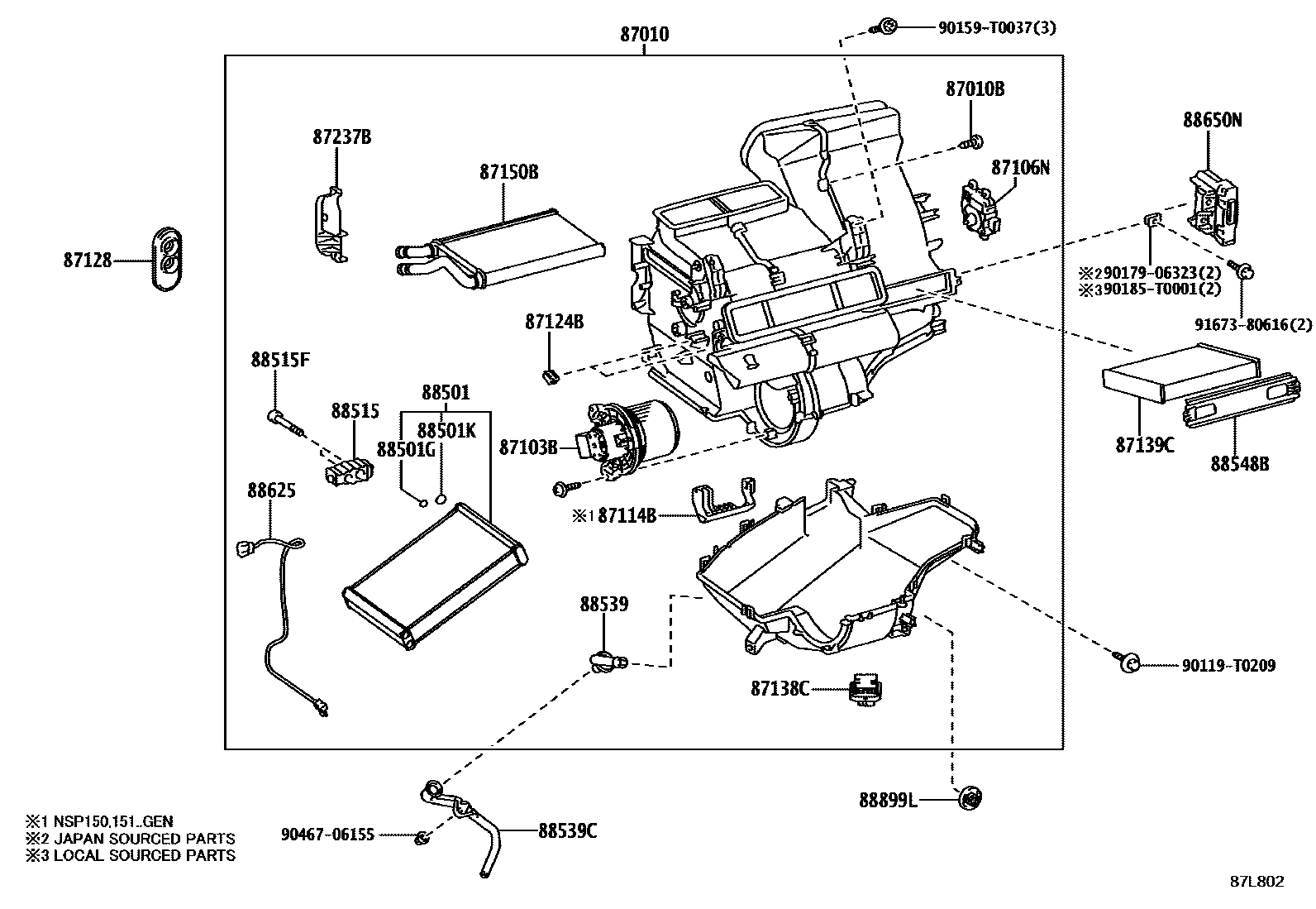 Parts diagram
