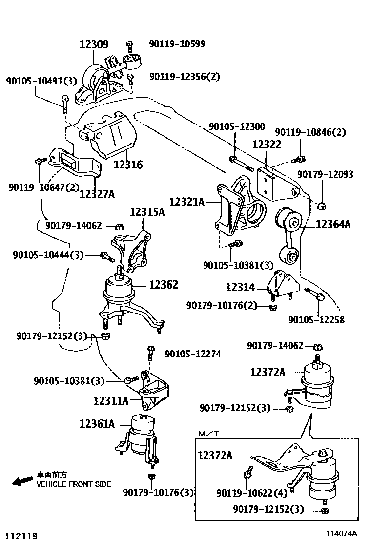 Parts diagram