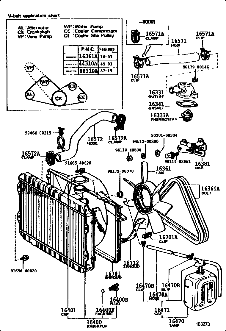 Parts diagram