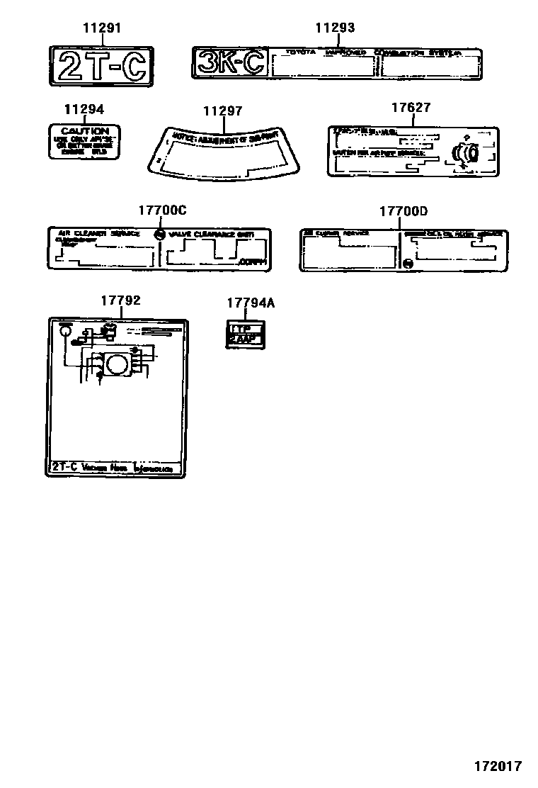 Parts diagram