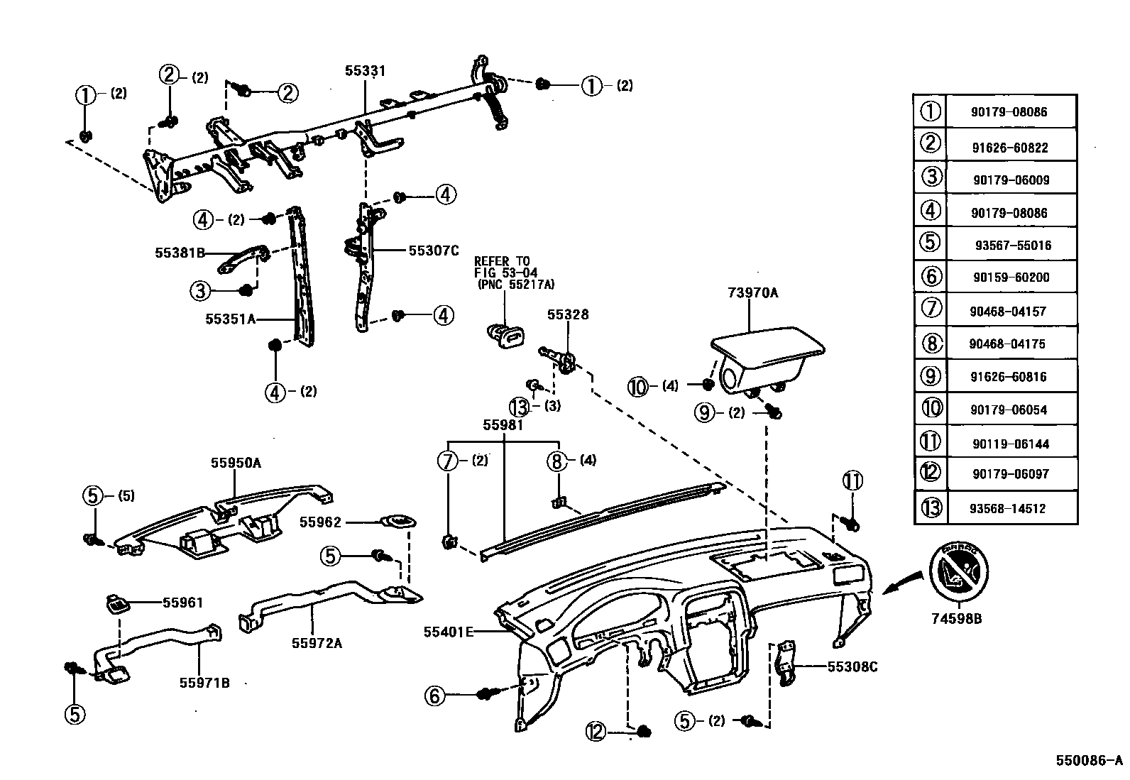 Parts diagram