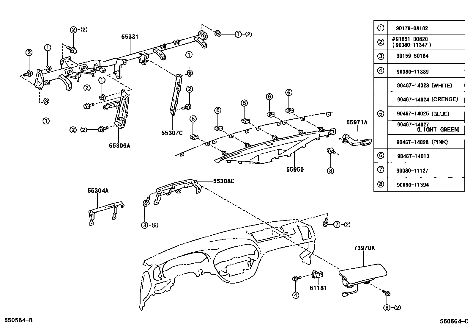 Parts diagram