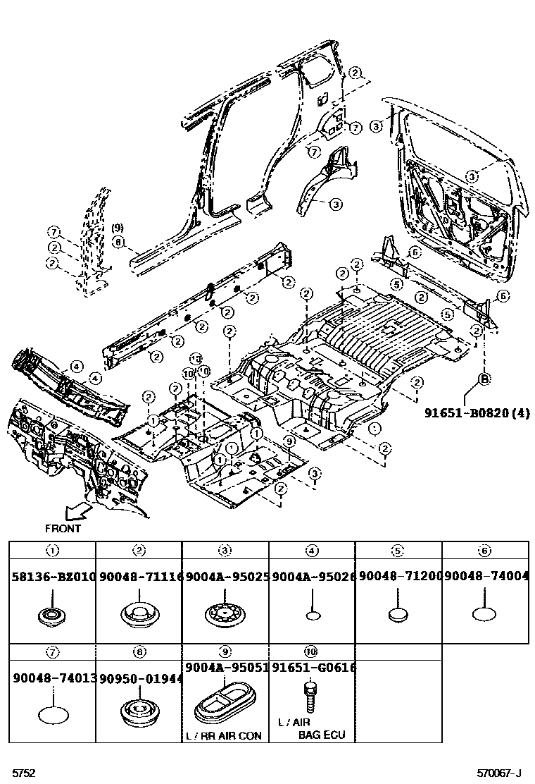 Parts diagram