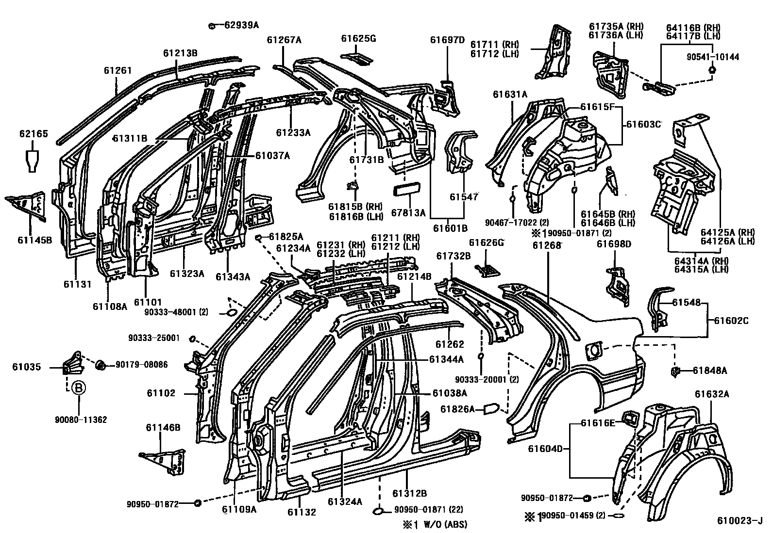 Parts diagram