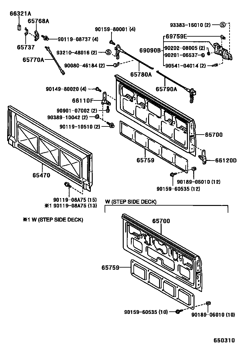 Parts diagram