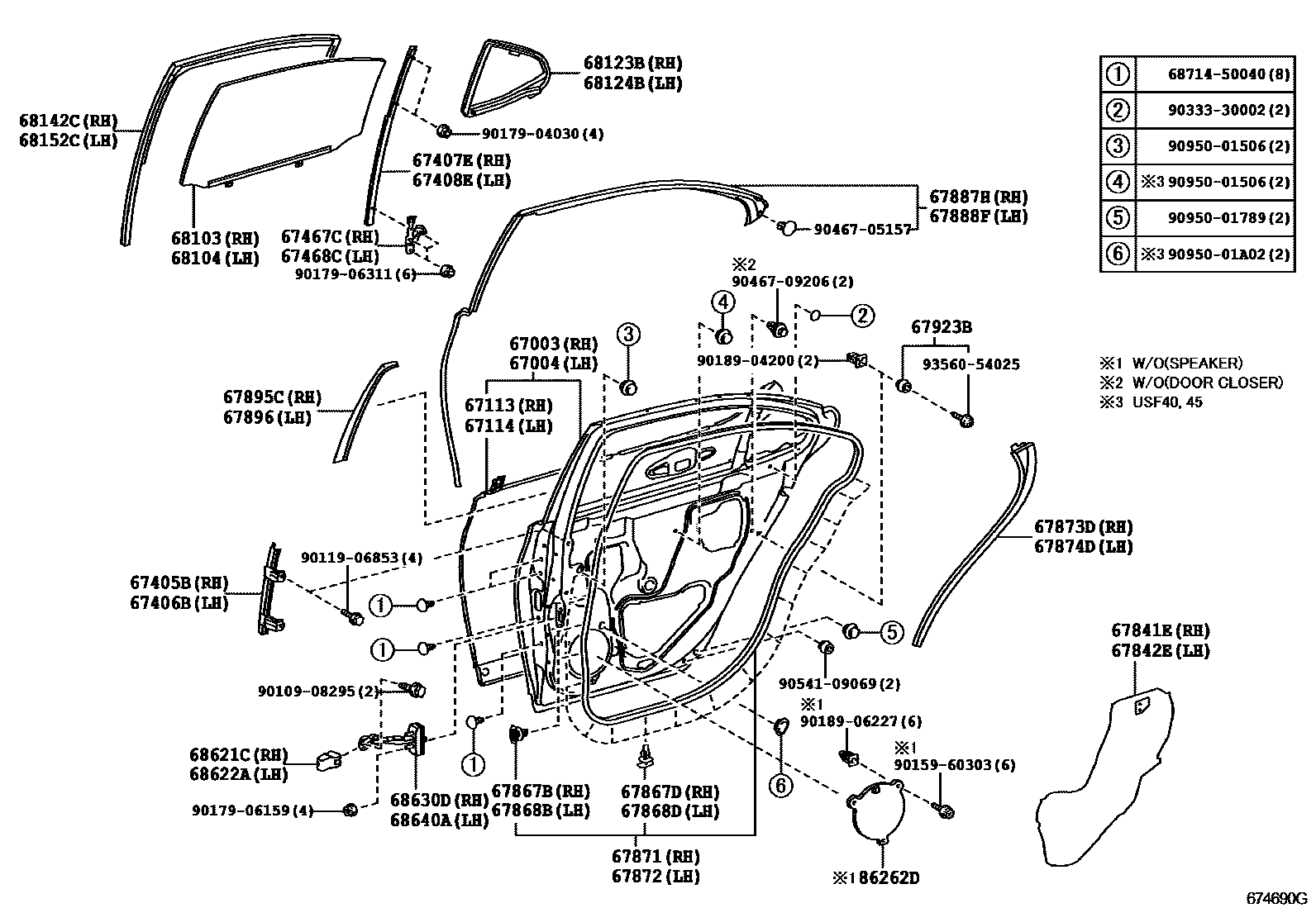 Parts diagram
