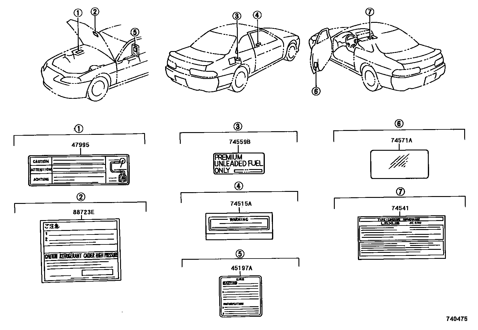 Parts diagram