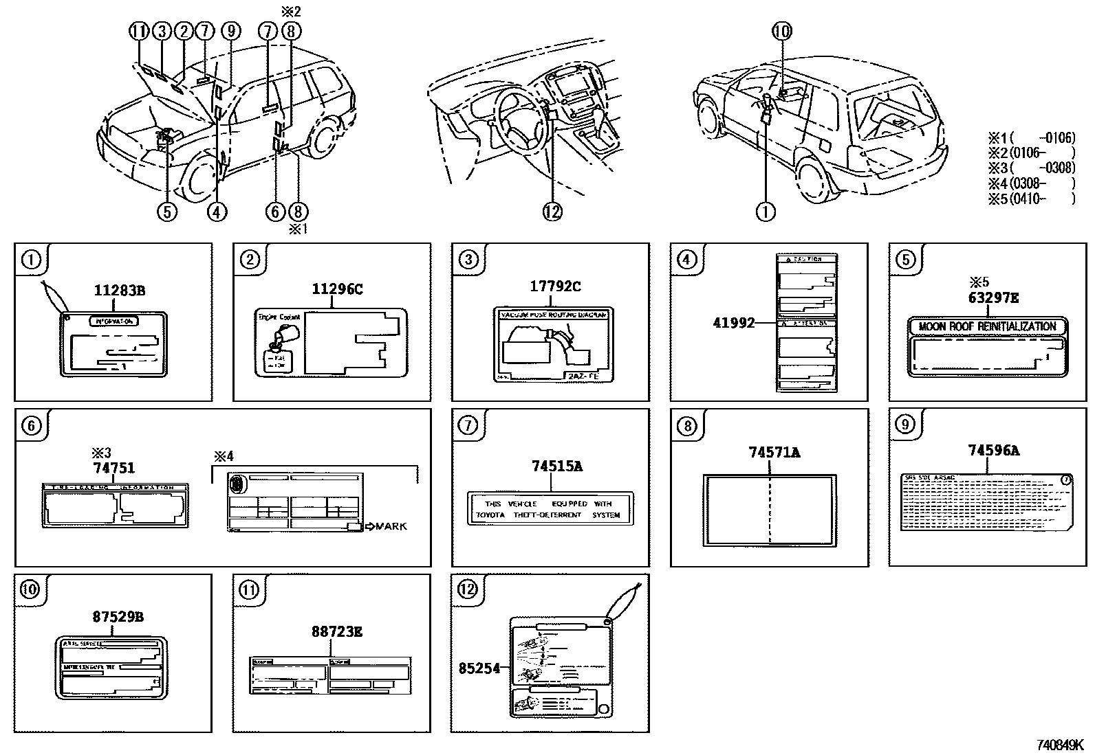 Parts diagram