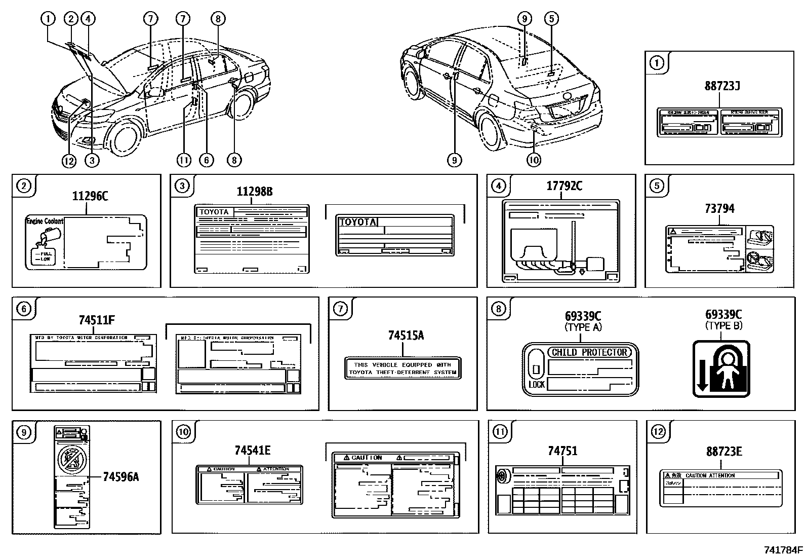 Parts diagram