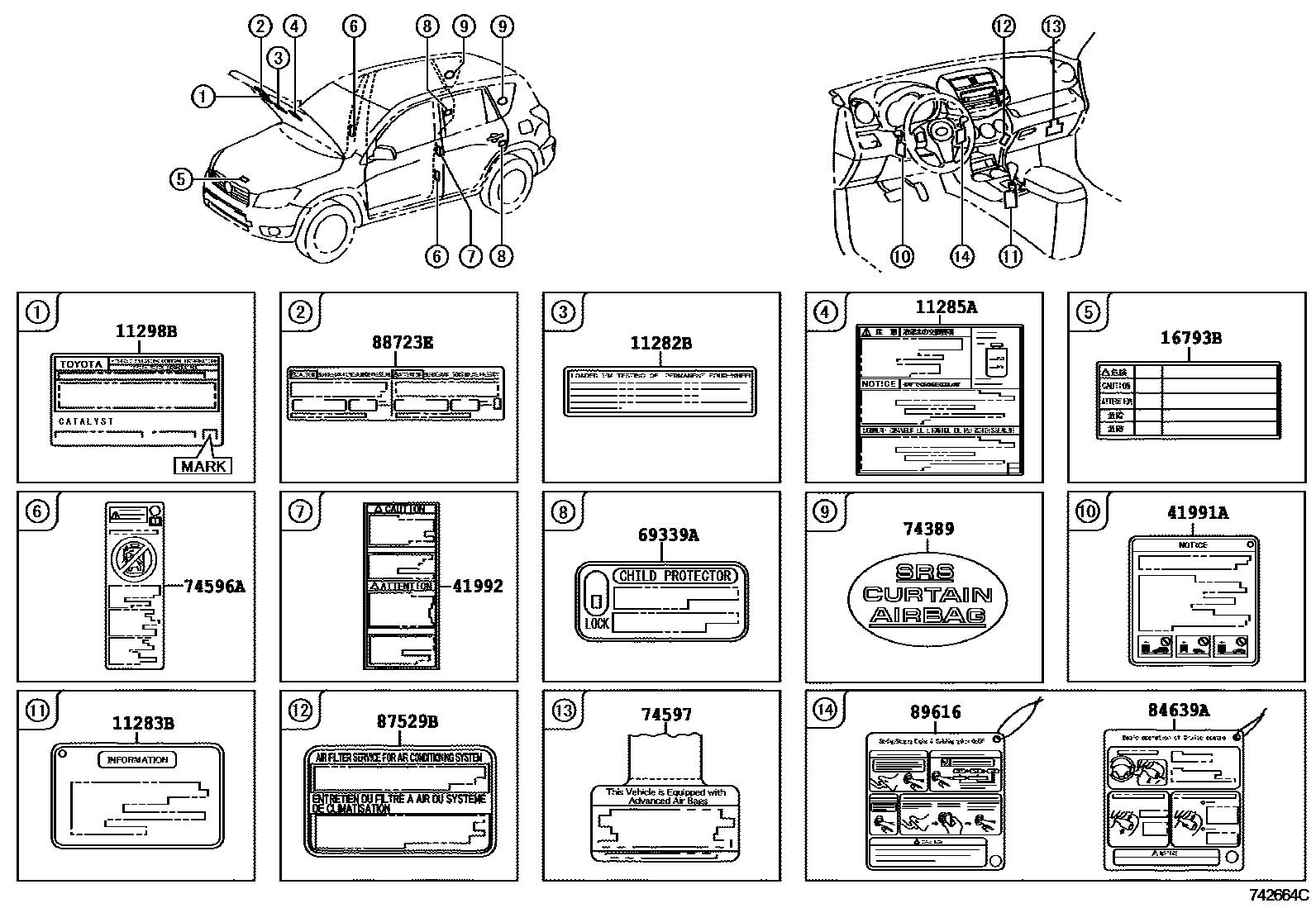 Parts diagram