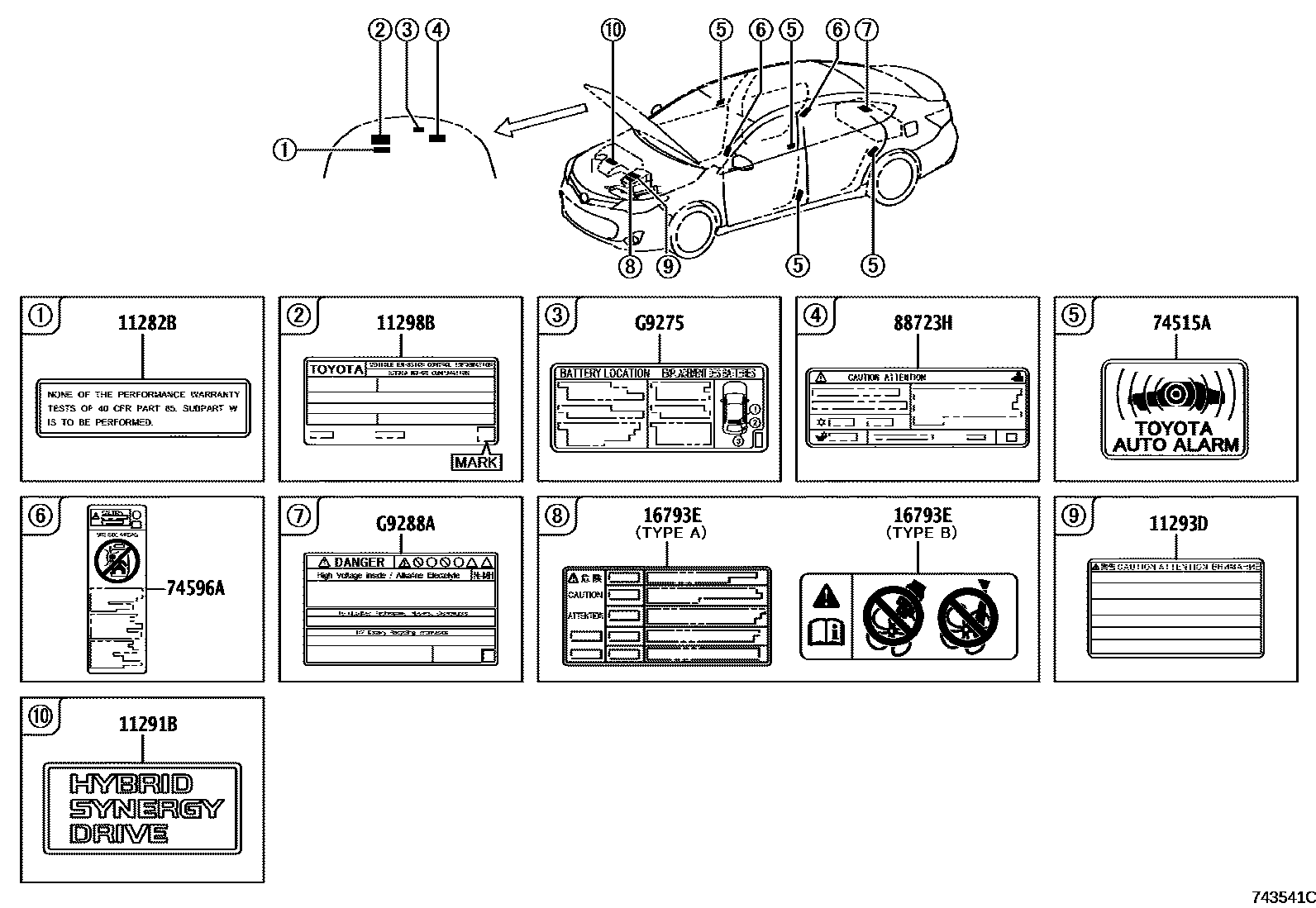 Parts diagram
