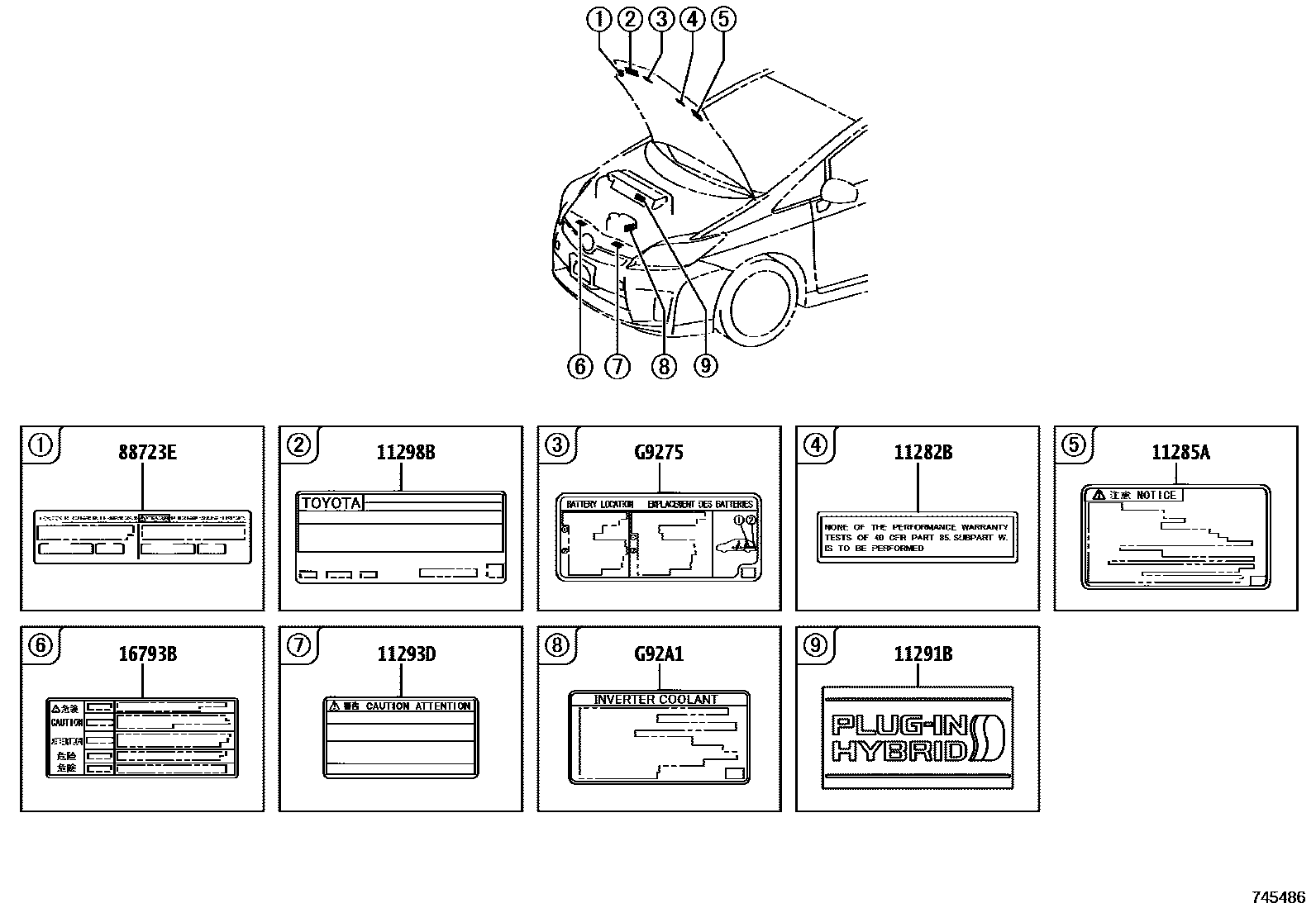 Parts diagram
