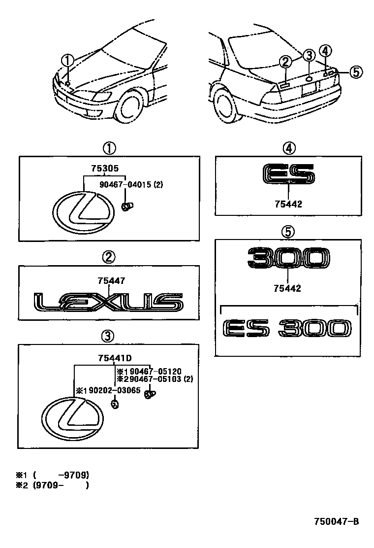Parts diagram