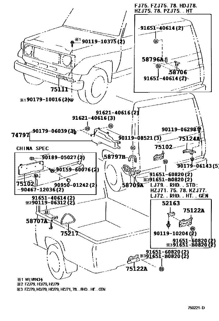 Parts diagram