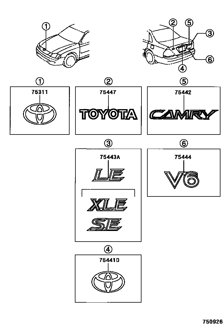 Parts diagram