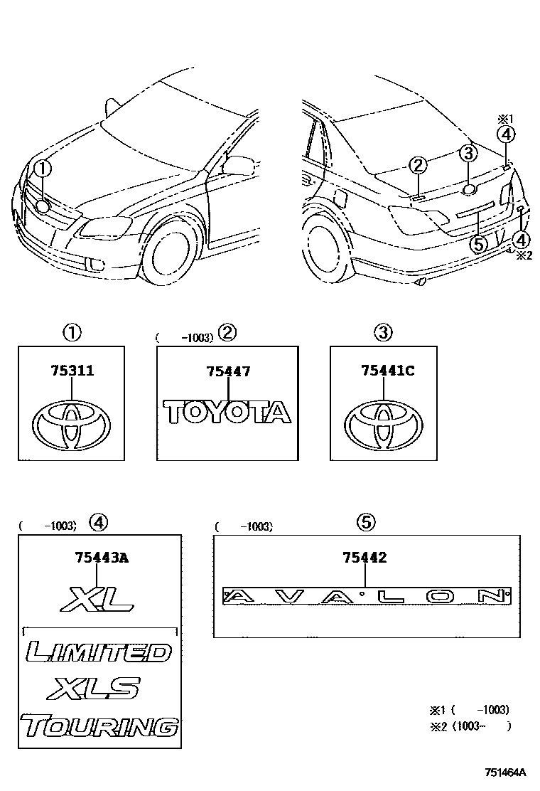 Parts diagram