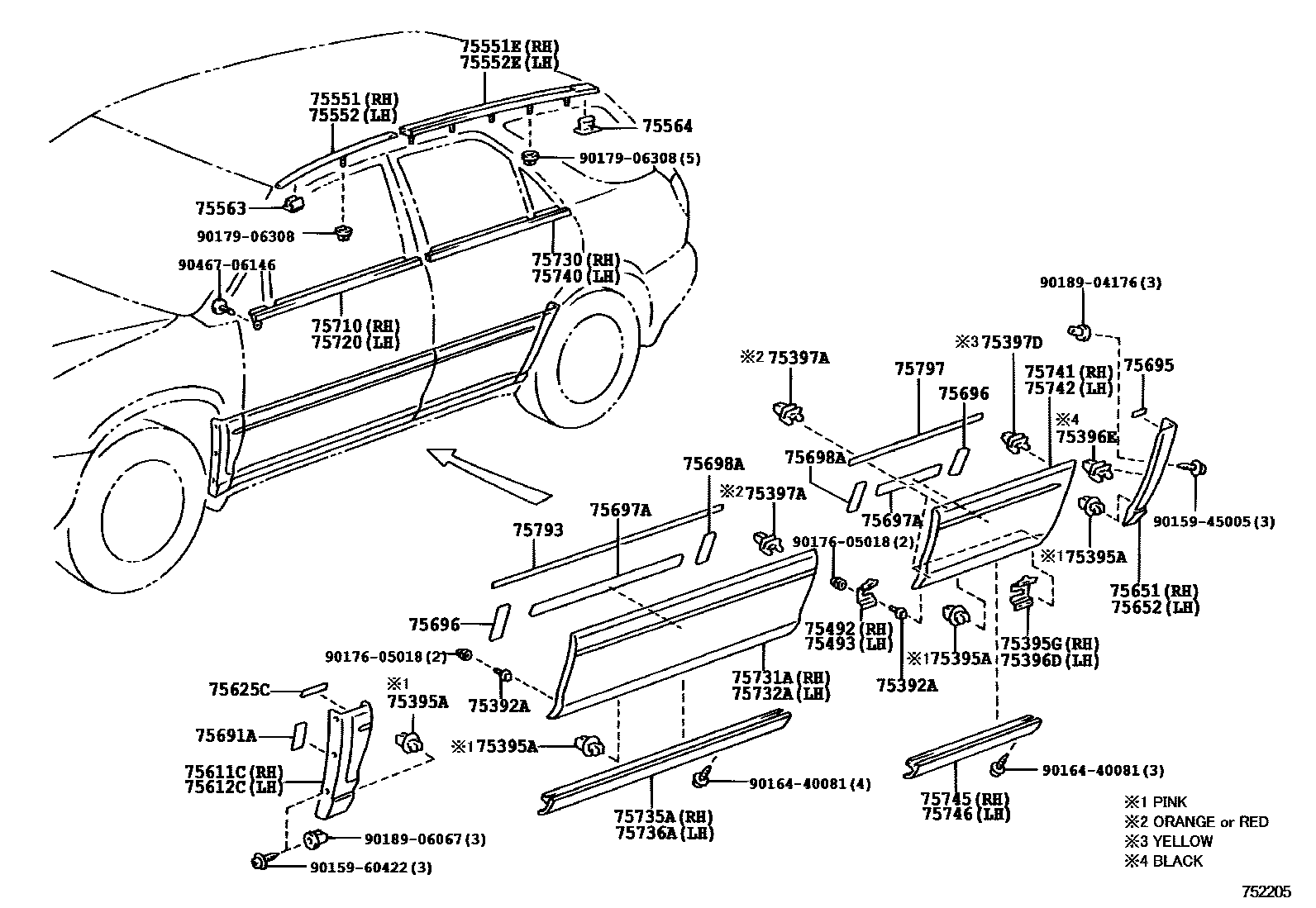 Parts diagram