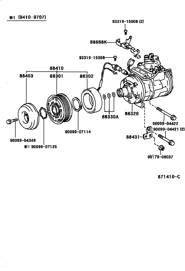 Parts diagram