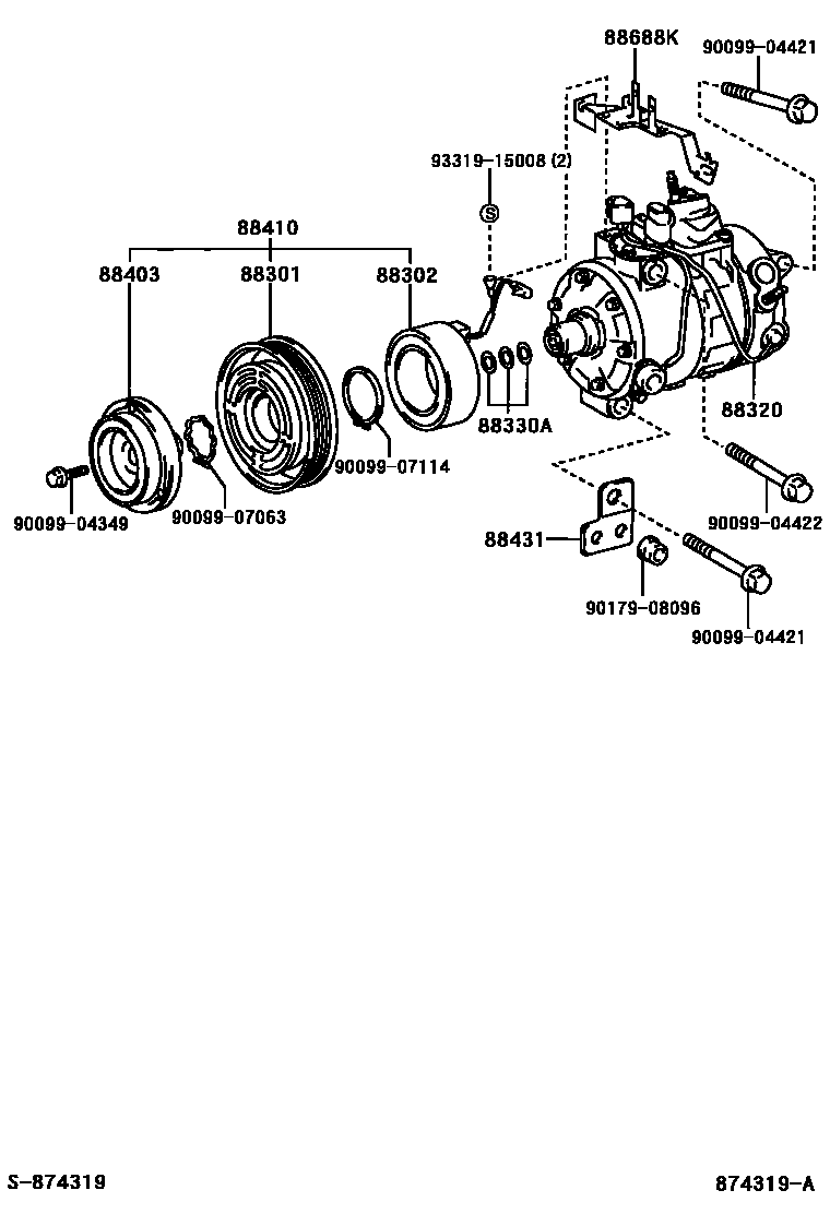 Parts diagram