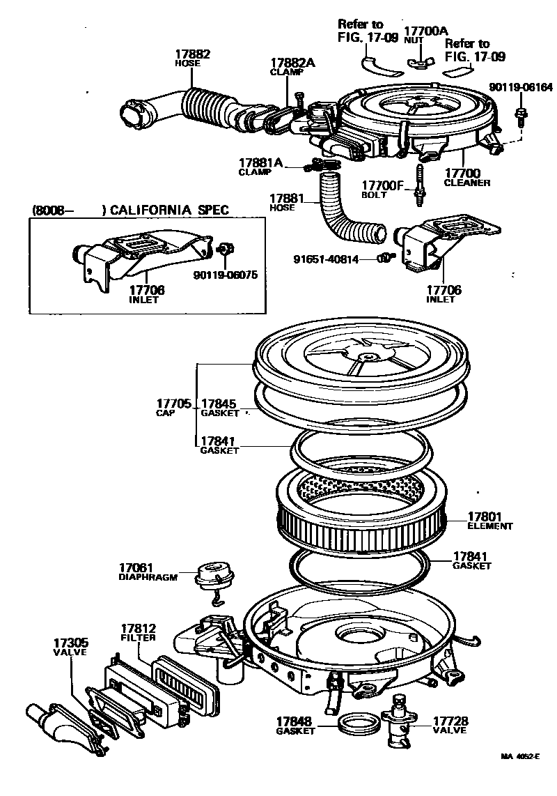 Parts diagram