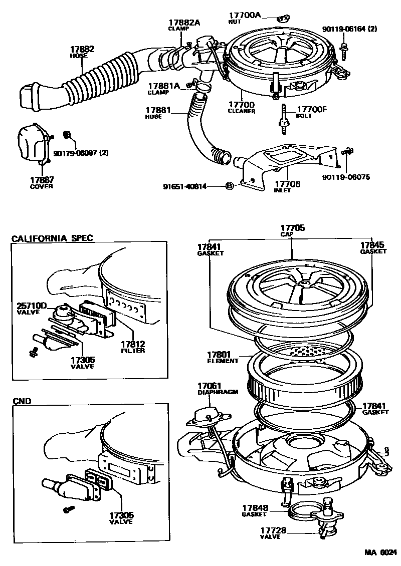 Parts diagram