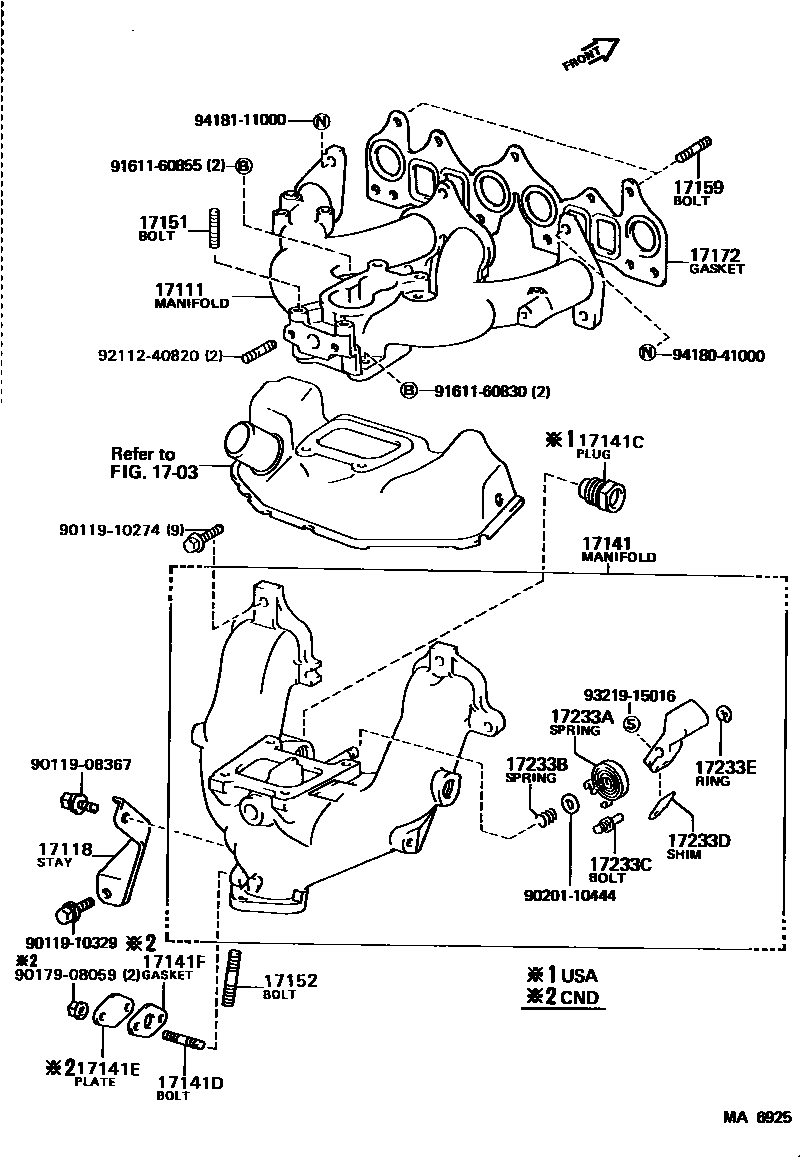 Parts diagram