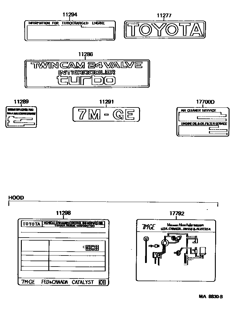 Parts diagram