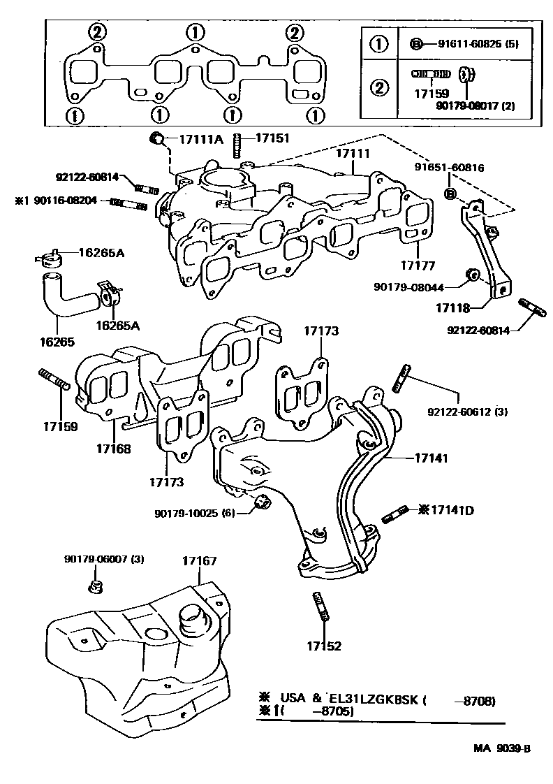Parts diagram