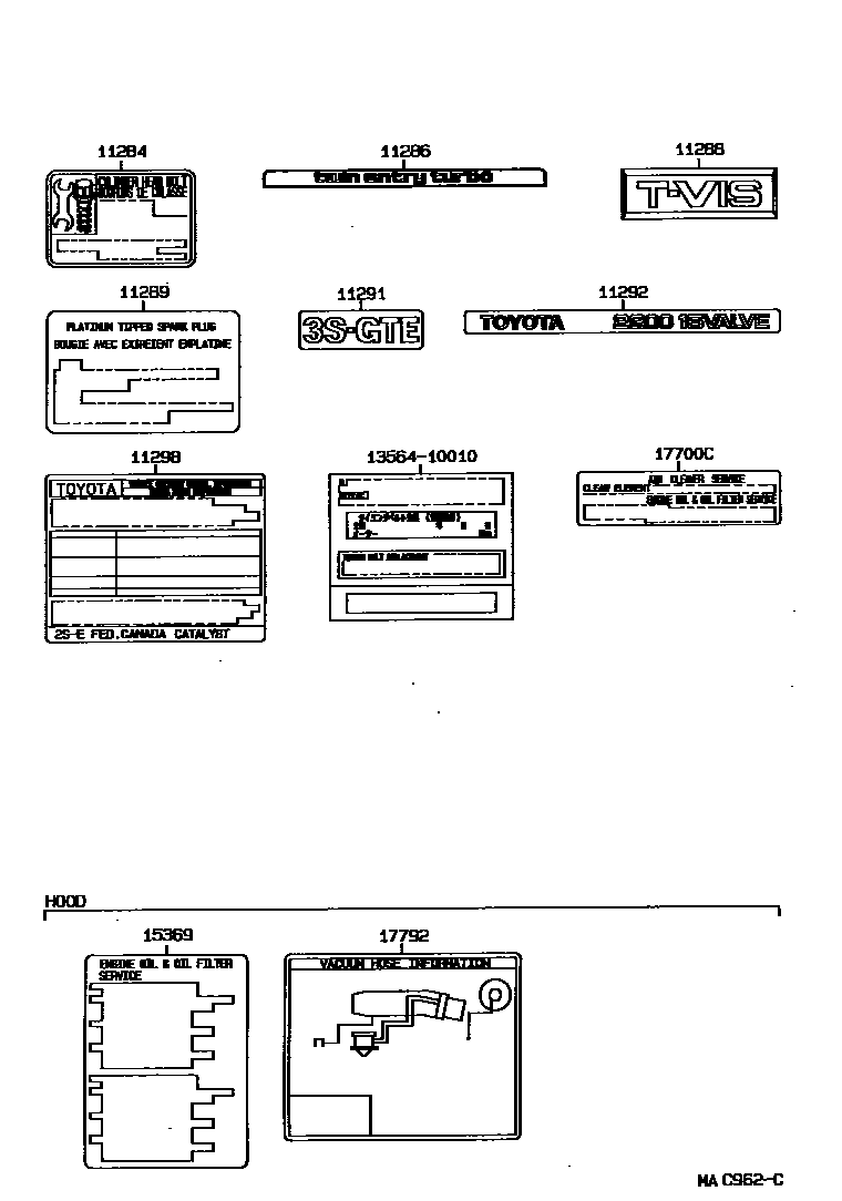 Parts diagram