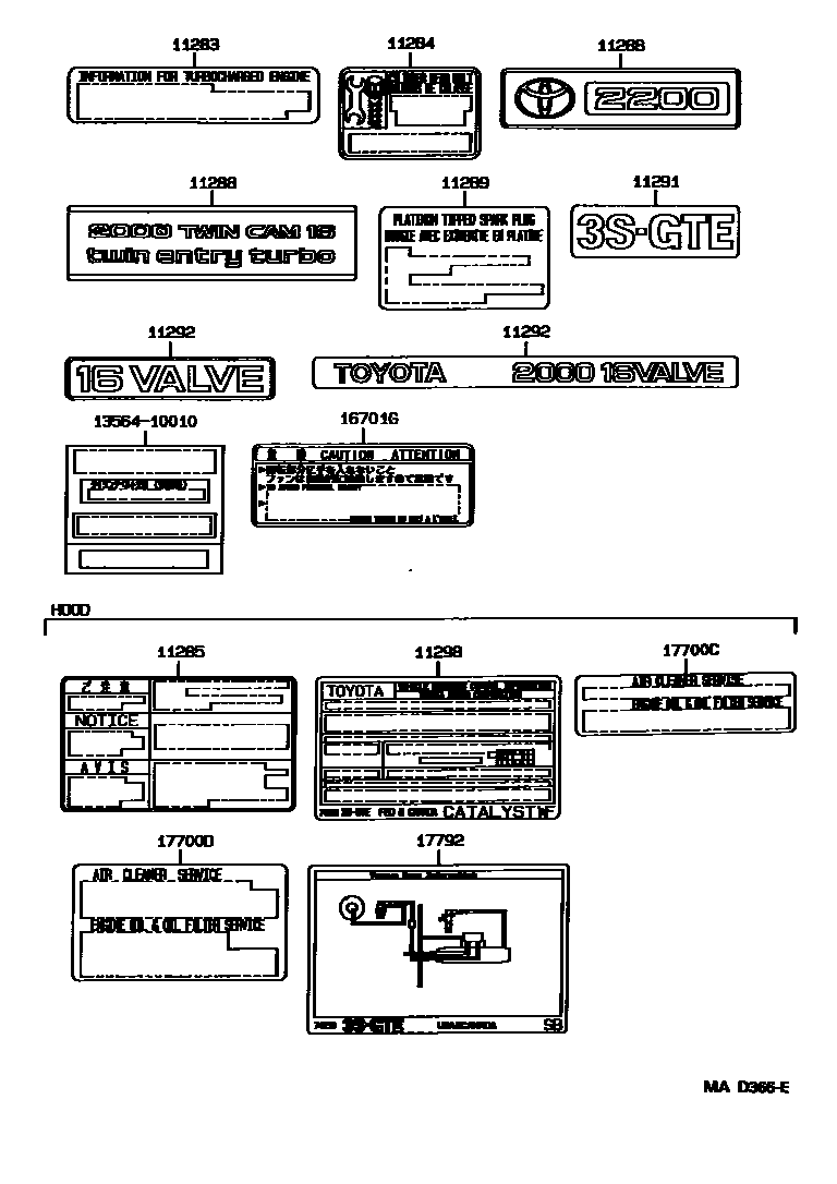 Parts diagram