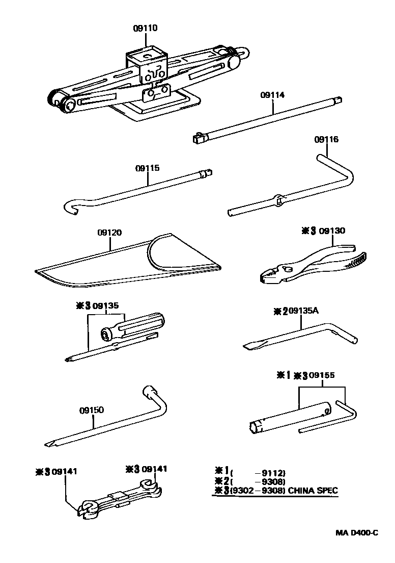Parts diagram