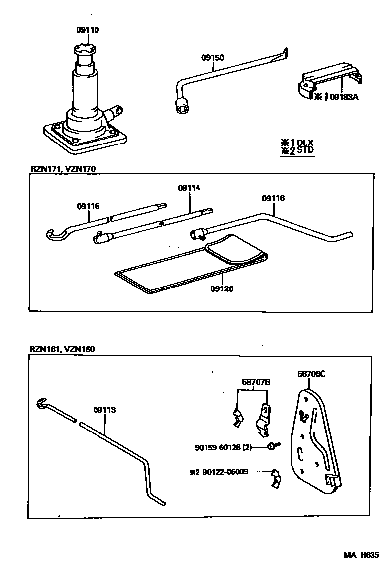 Parts diagram