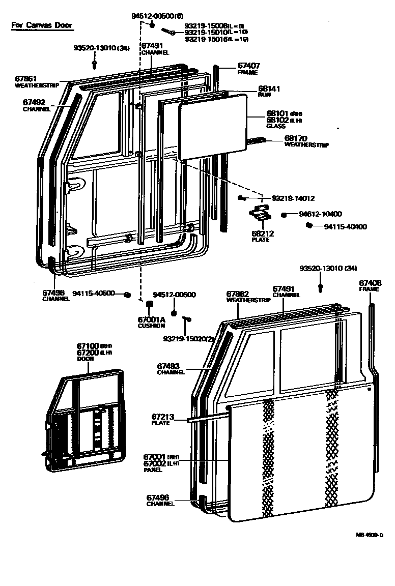 Parts diagram