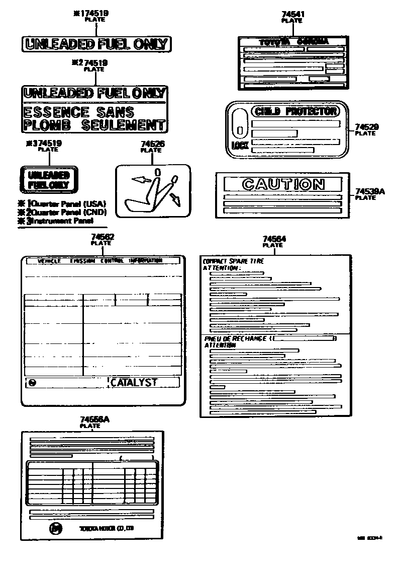 Parts diagram