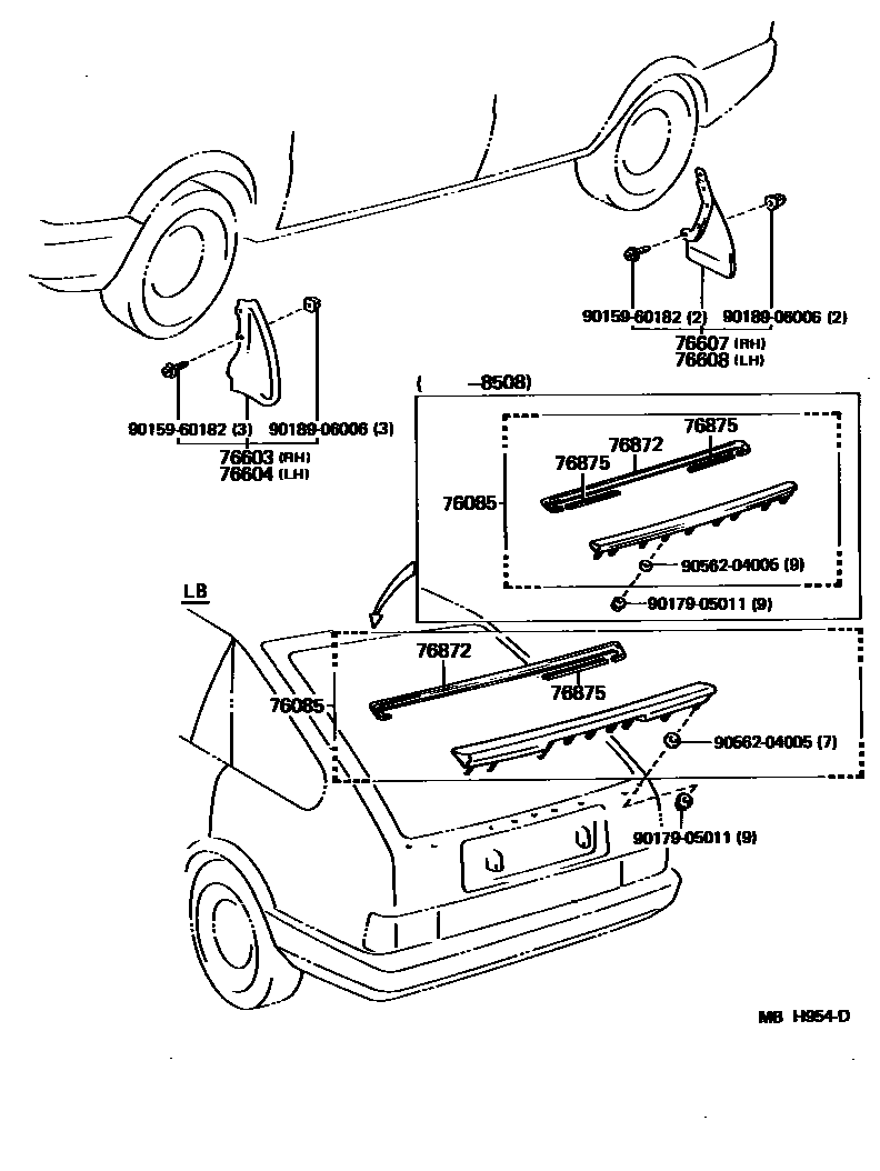 Parts diagram