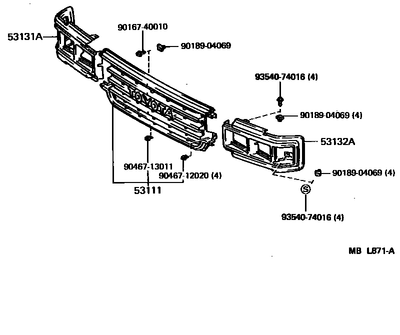 Parts diagram