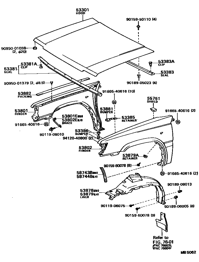 Parts diagram