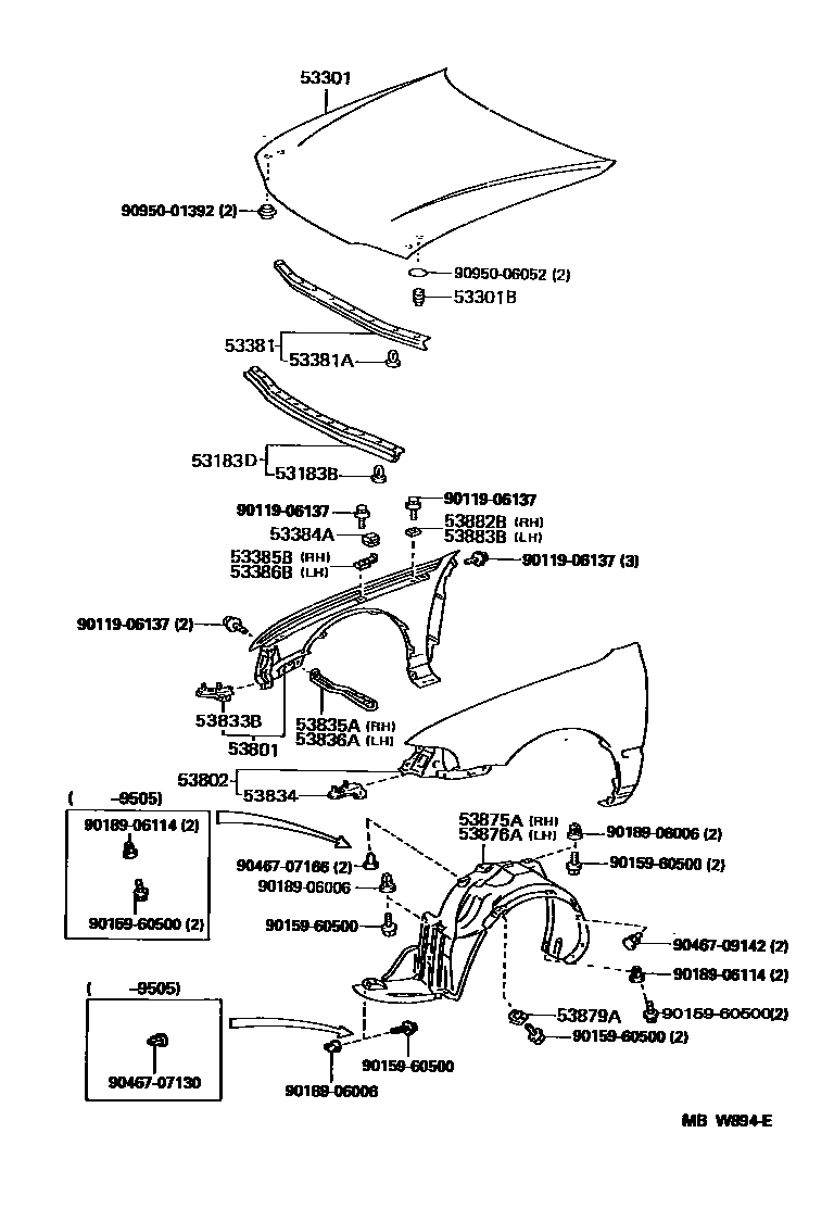 Parts diagram
