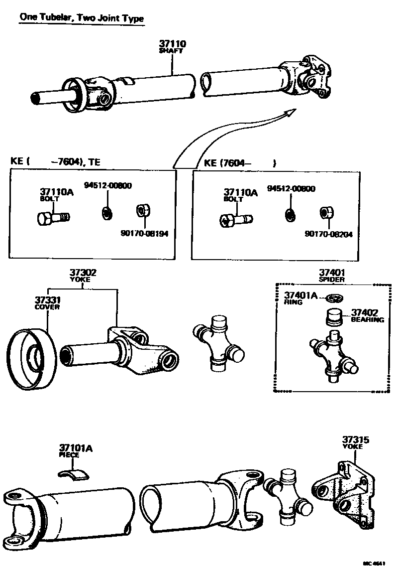 Parts diagram