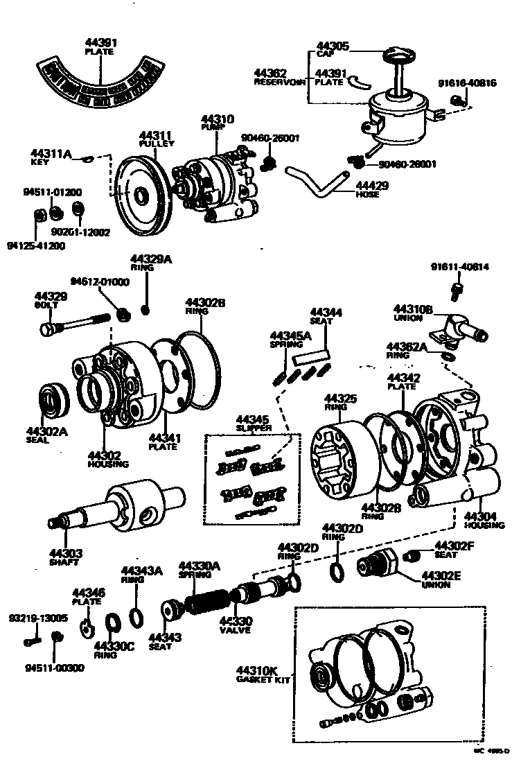 Parts diagram