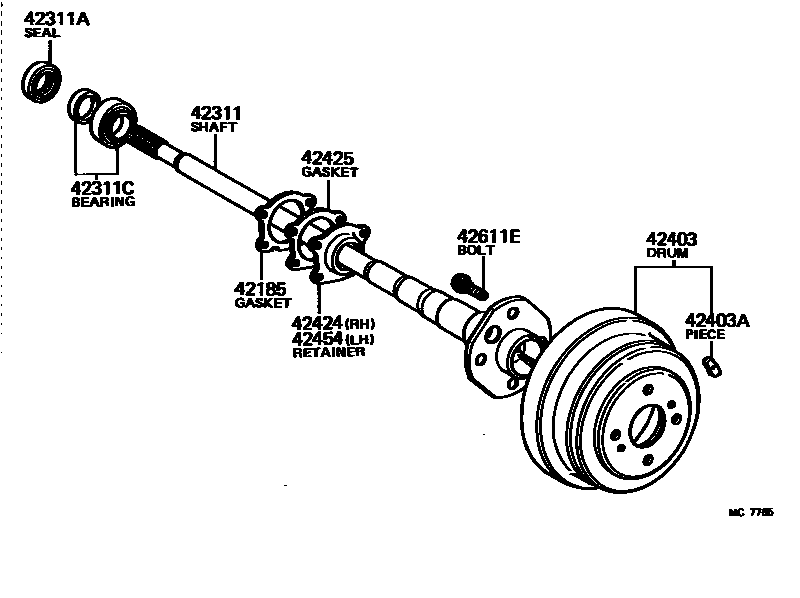Parts diagram