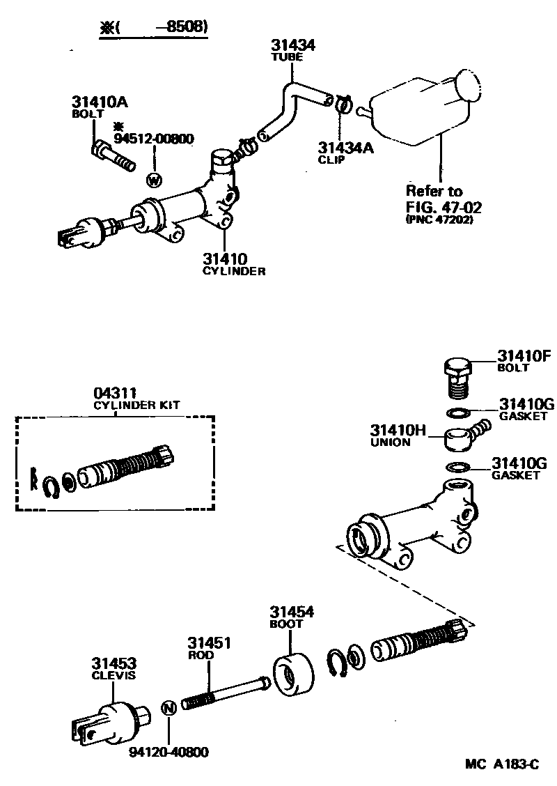 Parts diagram