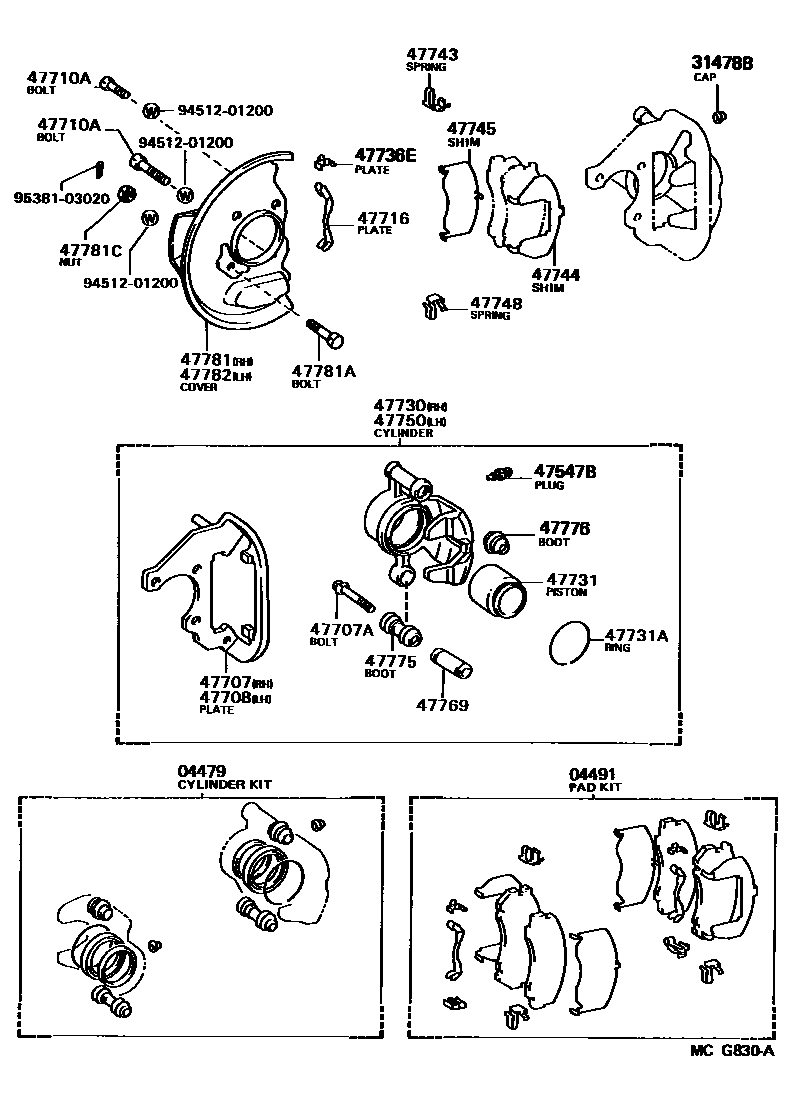 Parts diagram
