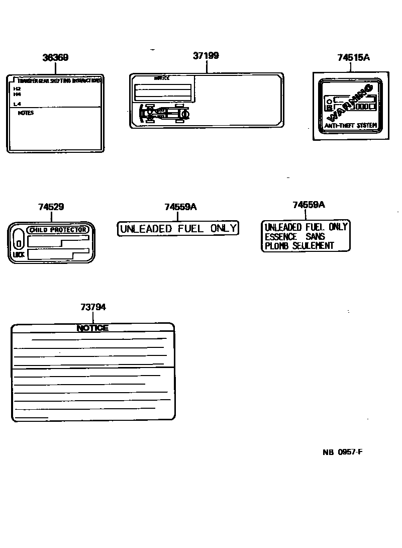 Parts diagram