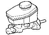 Toyota BRAKE MASTER CYLINDER parts diagram