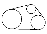 Toyota V-BELT parts diagram