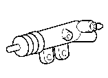 Toyota CLUTCH RELEASE CYLINDER parts diagram