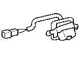 Toyota SHORT WAVE ADAPTOR parts diagram